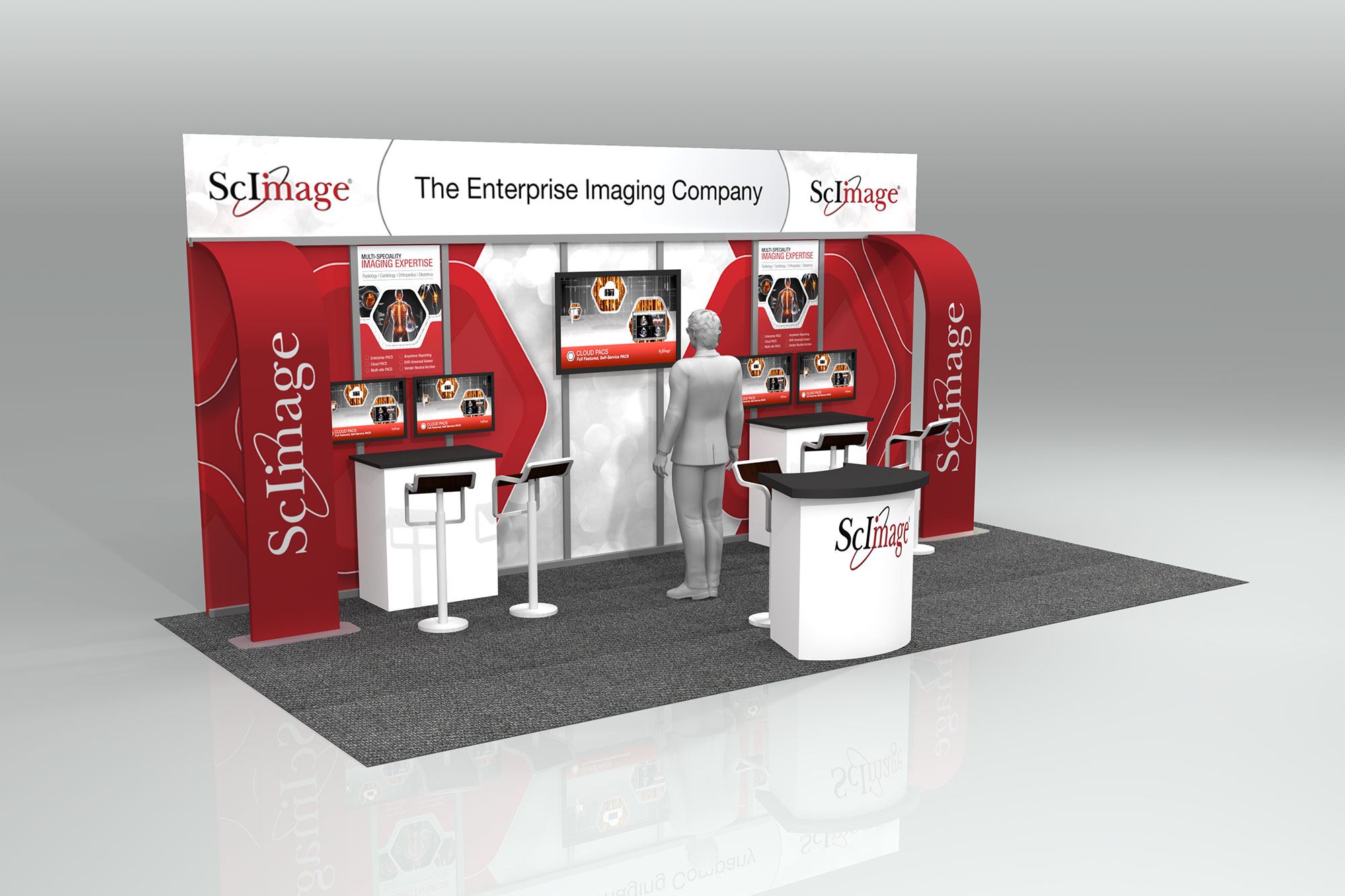 Scimage 10x20 Tradeshow Booth