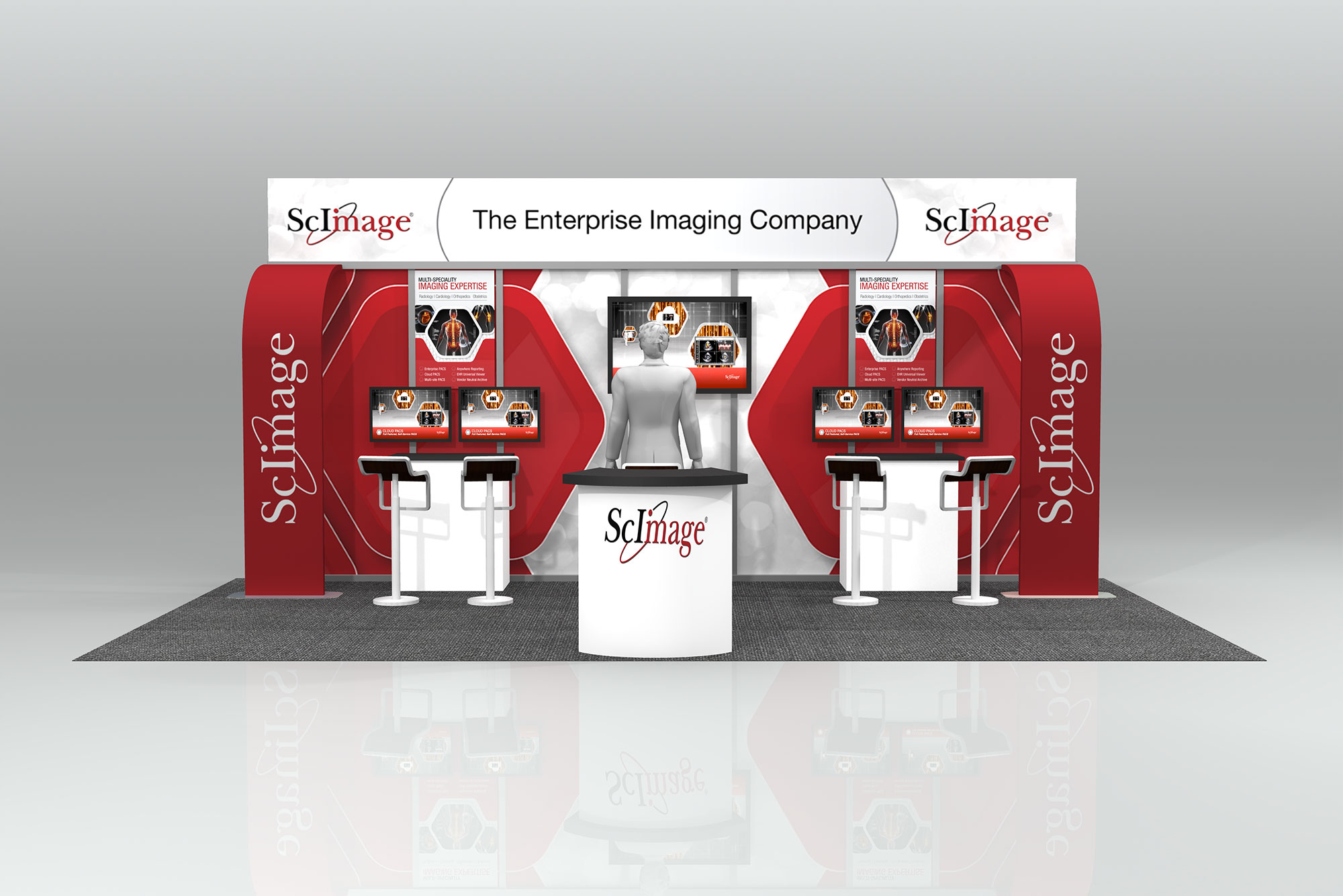 Scimage Tradeshow Booth