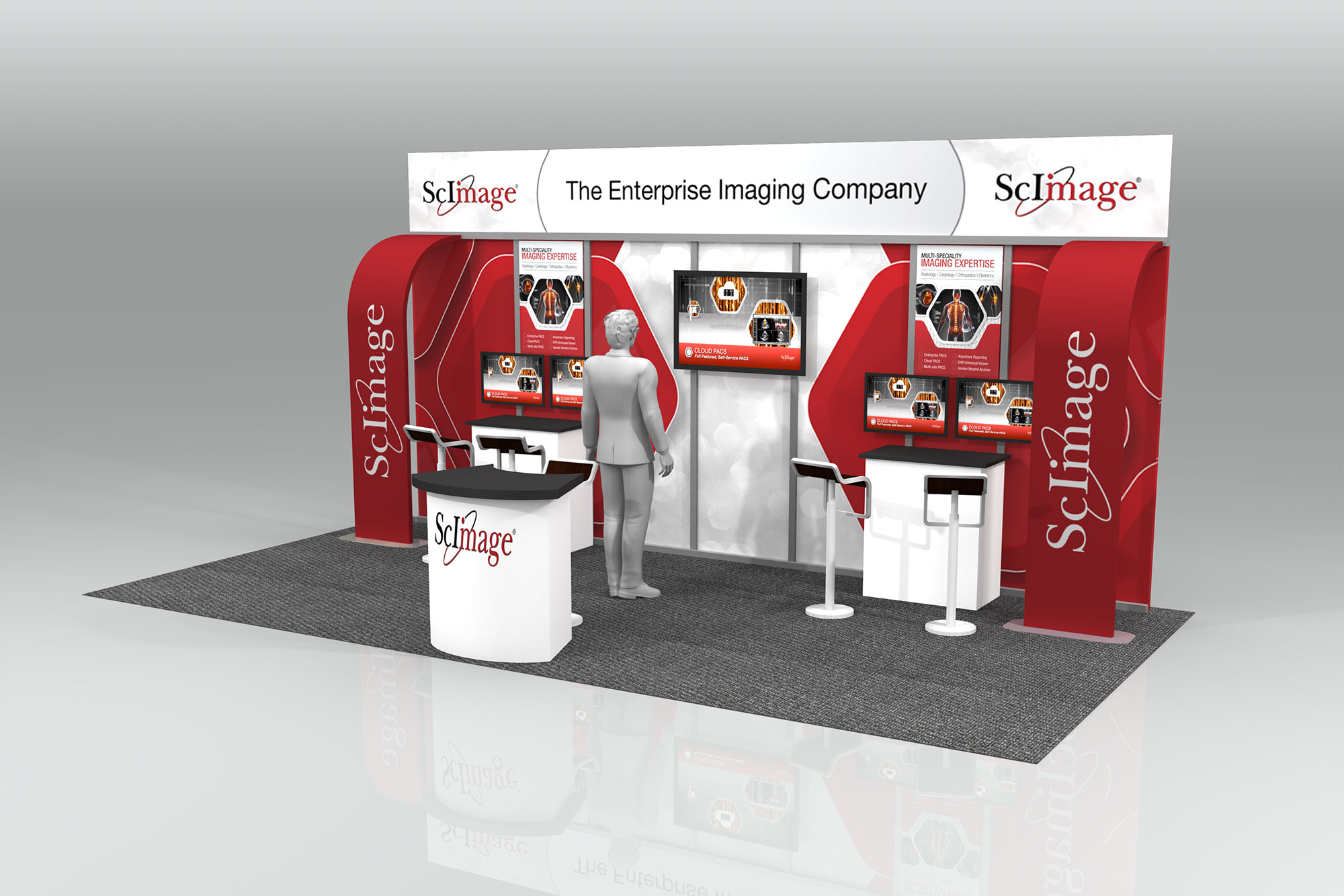 Scimage Tradeshow Booth