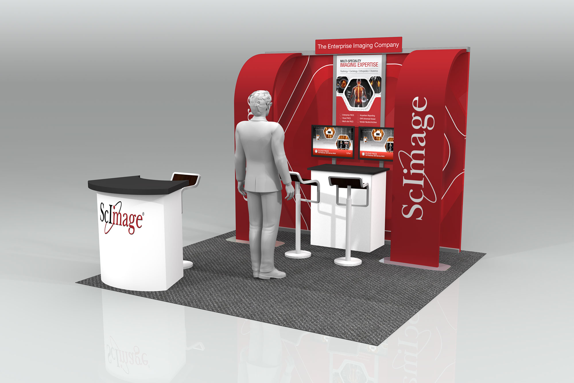 Scimage Tradeshow Booth