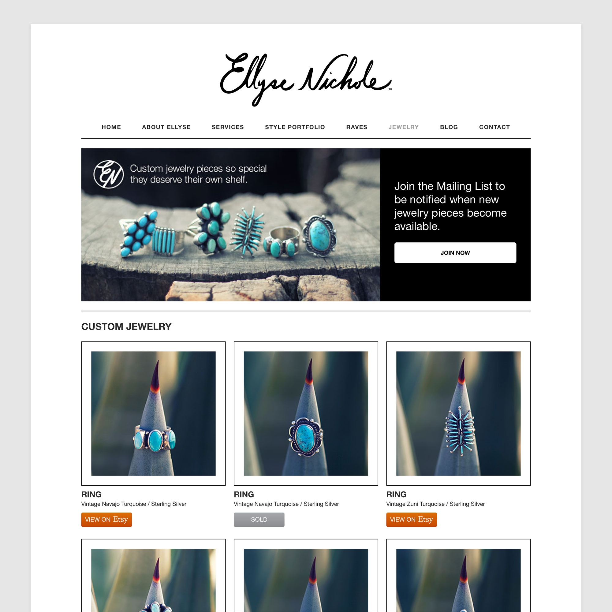 Ellyse Nichole Website