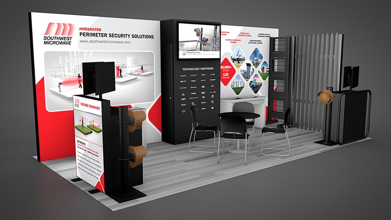 Southwest Microwave Trade Show Booth