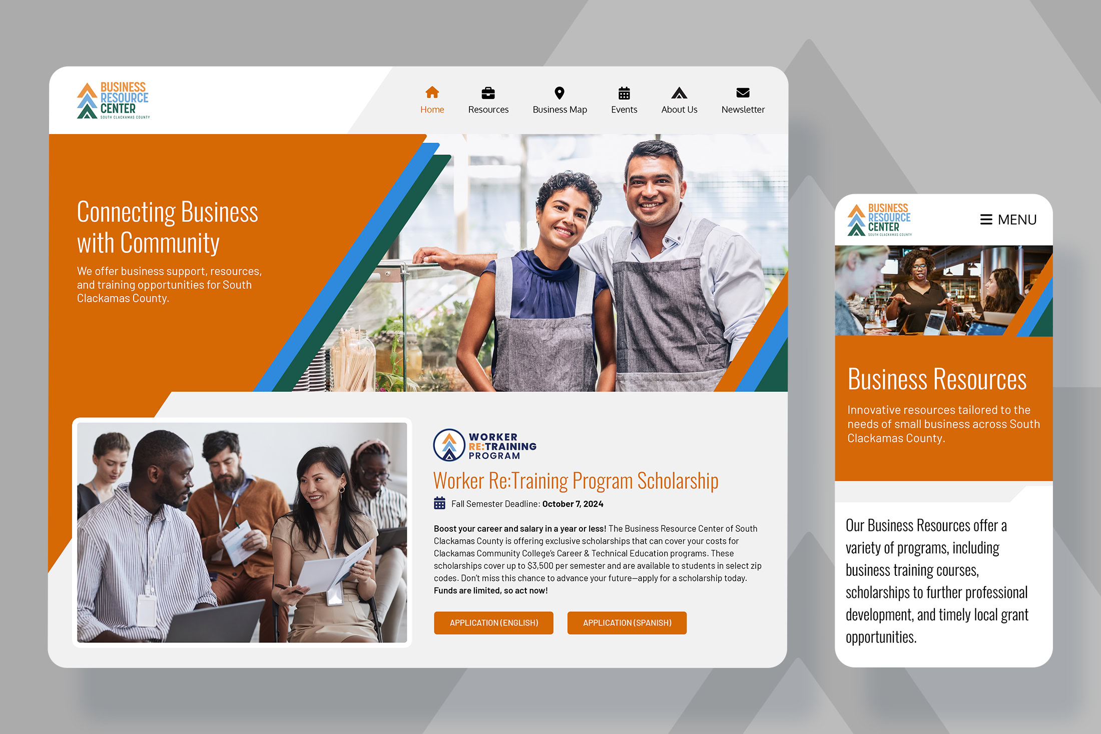 Business Resource Center of South Clackamas County Website