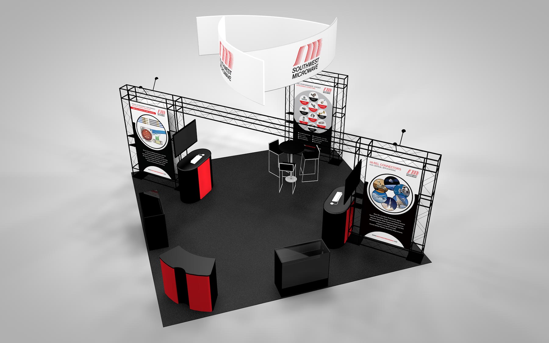 Southwest Microwave Booth Panel
